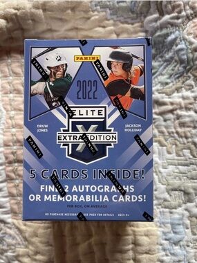 Panini Elite Extra Edition 2022 Baseball Card Box - Blue